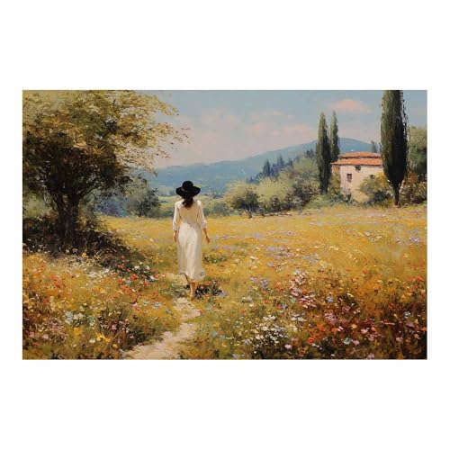 Toile murale de style ferme art rural Brun32 art pastoral