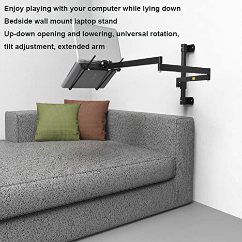 Soporte de pared para laptop ajustable para 13-17 pulgadas miniatura 7