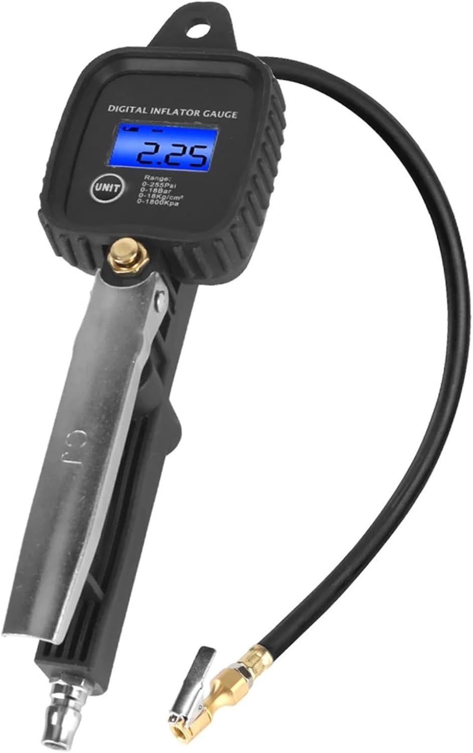 with Inflator Hose Car Tire Pressure Gauge Monitoring Inflation Gun Car Tire Manometro Digital Inflator Gauge