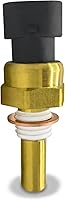 Zufoty Engine Coolant Temperature Sensor 12608814 213-4333 Fits Chevy Silverado Equinox GMC Sierra Pontiac Saturn - Brass OEM Replacement