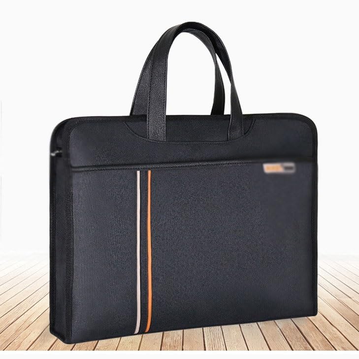 Portable Document Bag, Canvas, Conference Document Bag, Office Document Bag, Thickened Business Bag(E)3