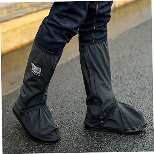 Protector para calzado para hombres y mujeres, fundas impermeables reutilizables para botas en días lluviosos, para viajes al aire libre miniatura 6