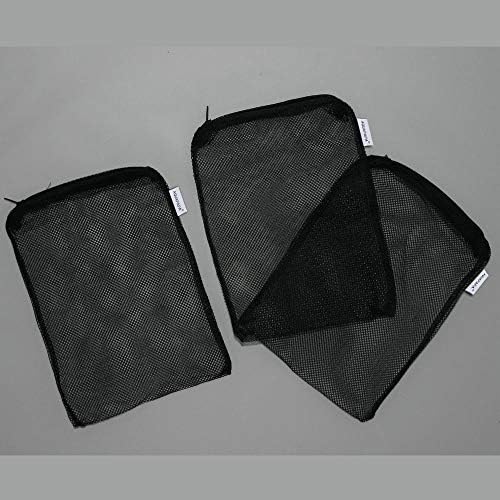 AQUAPAPA Aquapapa Aquarium Filter Media Zipper Mesh Bags for Activated Carbon Pellet Bio Balls Ceramic Rings Ammonia Remover