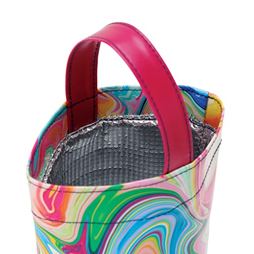 Bolsa de vino aislada Enesco de mármol multicolor de 14 pulgadas 3