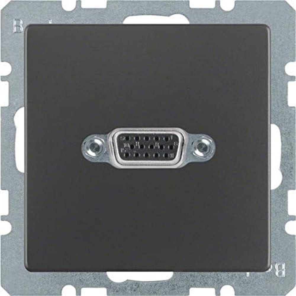 Prise VGA murale pour connecteur écran avec fixation par vis