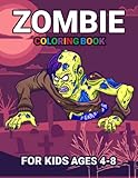 mdh-6001o  Zombie coloring book for kids ages 4-8: Zombie coloring book for kids, Toddlers, Dover and teen