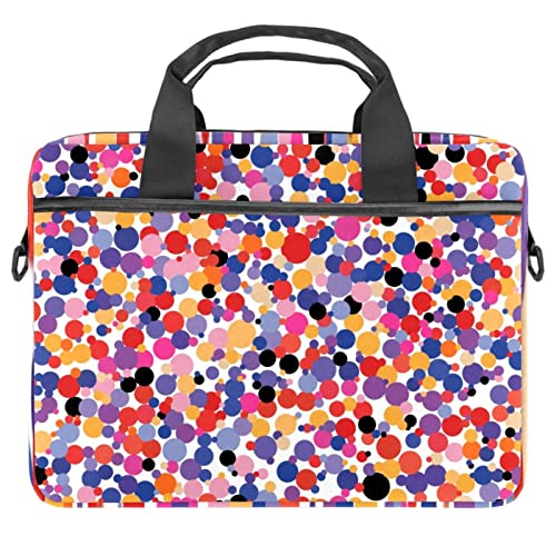 Sac à bandoulière pour ordinateur 13 à 14.5 pouces motif chien de Noël