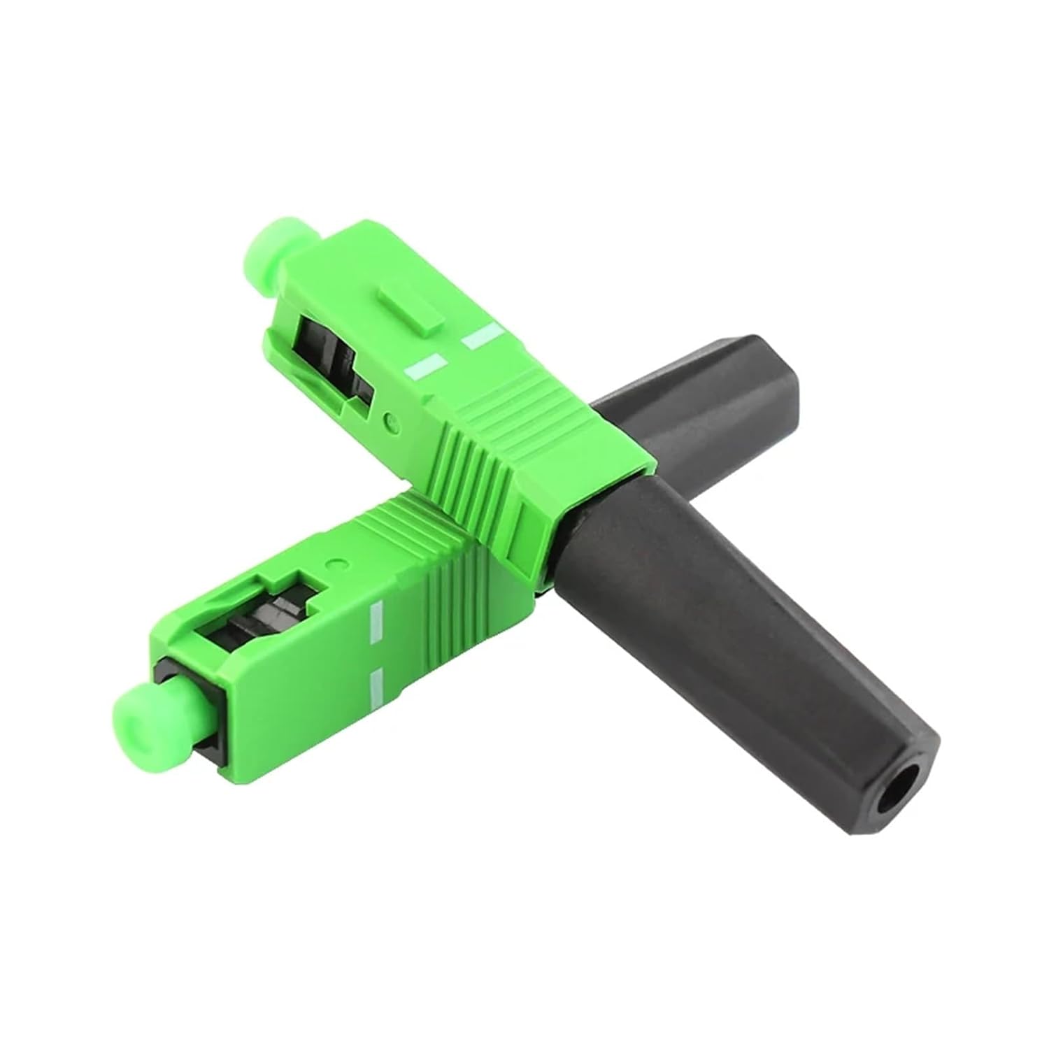 100PCS Supply pre-Embedded FTTH SCAPC Single Fiber Optic SCAPC Quick Connector FTTH Fiber Optic Fast Connector