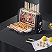Horno Multifuncional Con Parrilla Sin Humo Horno Eléctrico De Encimera Vertical Horno Giratorio Barbacoa Barbacoa Pequeña 1200W 16 Pinchos Se Pueden Asar A La Parrilla A La Vez Divididos Desmontable