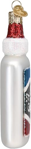 Miniatura 3 de Old World Christmas Adorno de vidrio soplado con pegamento escolar para árbol de Navidad