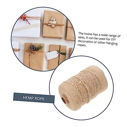 Cuerda de decorativa resistente y reutilizable Hemobllo khaki en pack de 2 rollos para DIY 4