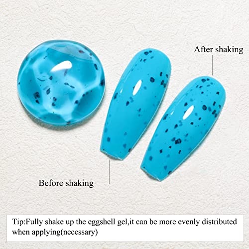 Meet Across Color Changing Jelly Eggshell Gel Nail Polish Set Gel Polish Kit Soak Off Uv Led Lamp Needed With Gifts Box For Nail Art Salon Design Manicure Starter Set (Color Changing) #TOP4