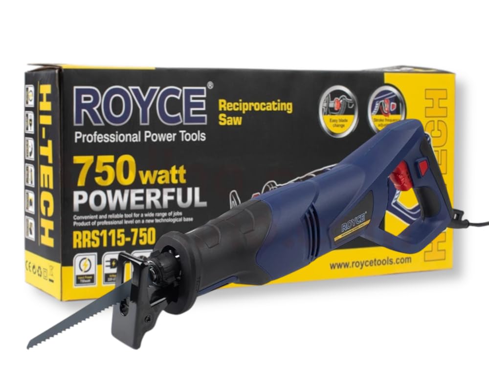 ROYCE RRS115-750 SEGHETTO ALTERNATIVO ELETTRICO A GATTUCCIO MULTIMATERIALE 710W 26MM