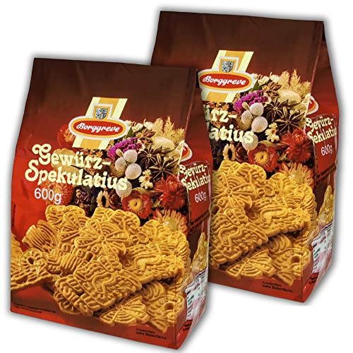 2 er Pack Borggreve Gewürz-Spekulatius 2 x 600g