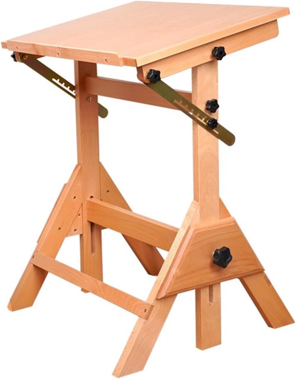 Drafting Desk Drafting Board Artist Desk Architect Drawing for Painters, Crafting, Reading, Writing, Rustic(17.7X23.6X29.9IN)
