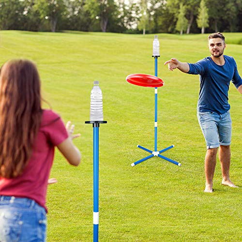 YEEBAY Outdoor Game Set - Lawn Games Yard Games - New Fun Disc Toss Game for Family Adult & Kids, Play at Beach, Grass, Sand, Concrete - Thumbnail 4