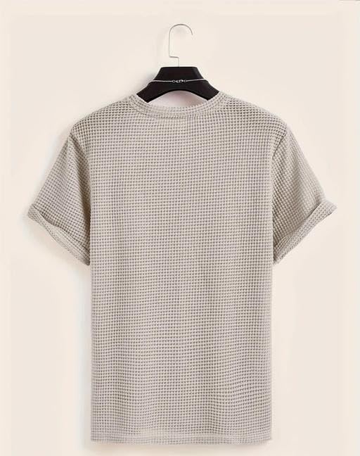 Image of Men Trendy Stripes Half Sleeves Comfortable, Breathable, Lightweight, Skin Friendly T-Shirt