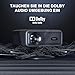 [ Officially-Licensed APP & Dolby Audio] 4K Projector with WiFi and Bluetooth,TOF Real-Time Auto Focus Smart Projector, AuKing Outdoor Movie Home Theater Proyector with Omni-Adjustable Stand
