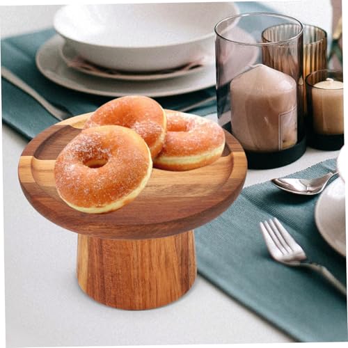 Présentoir à gâteaux design simple Angoily support bois mariages fêtes - 8