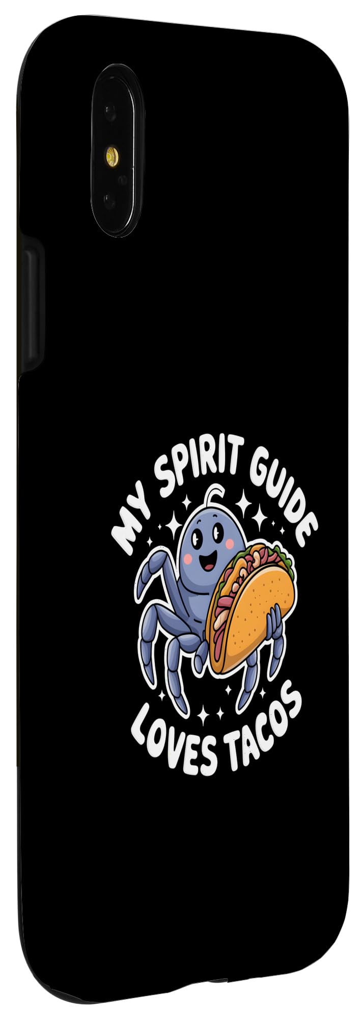 iPhone X/XS My Spirit Guide Loves Tacos Cute tarantula Case - Image 3