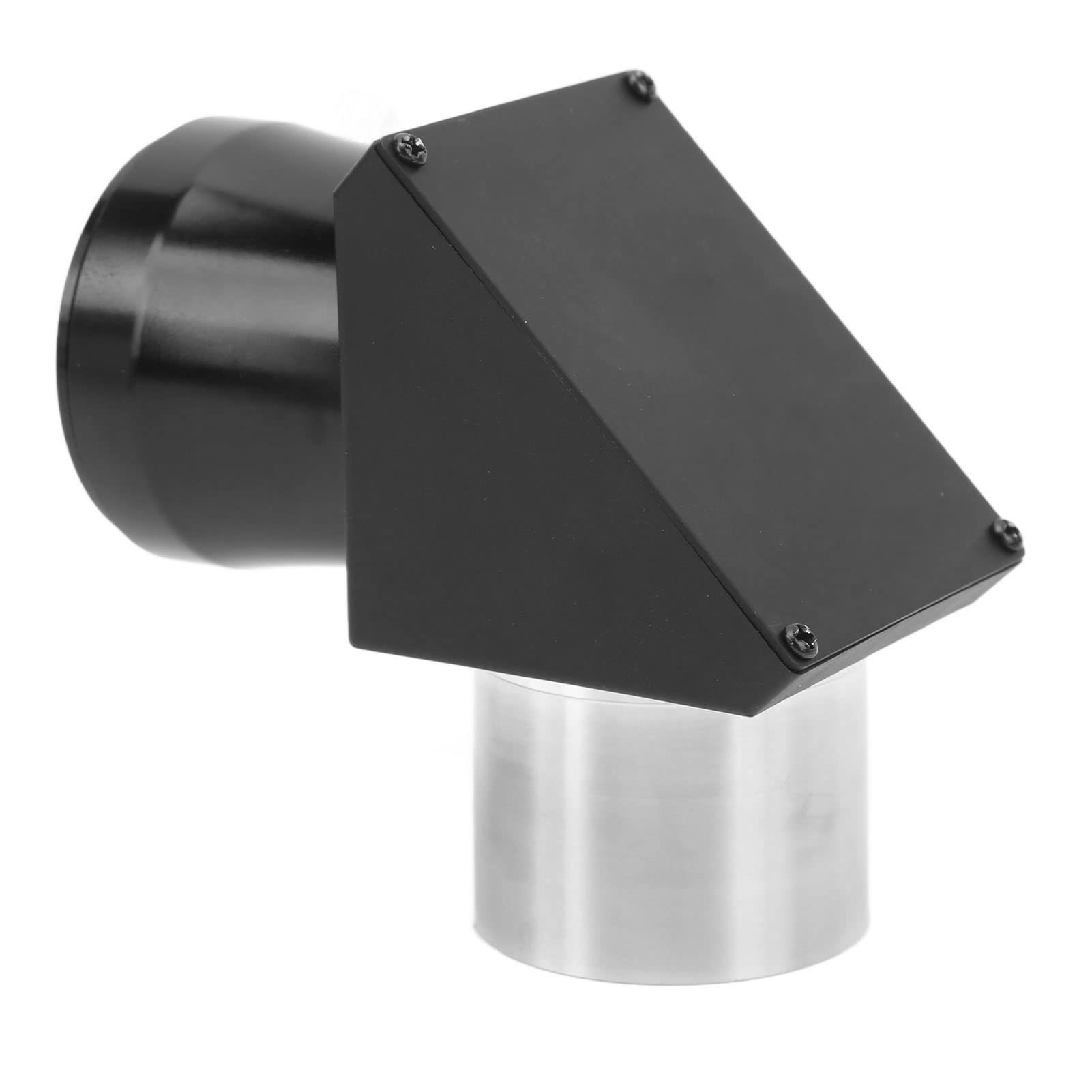Qiilu Monture de Miroir de Télescope, Miroir Zénith de Prisme D'adaptateur Diagonal de 2 Pouces à 90 Degrés pour Accessoires de Télescope Astronomique