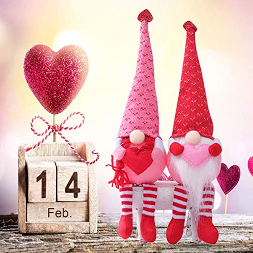 Naladoo Cute Gnomes Plush Toy, New Plush Stuffed Animal Toy, Valentine's Day Doll Toys Plush Doll Super Soft Christmas Plush Toy Home Desktop Decoration Ornament Kids Xmas Holiday