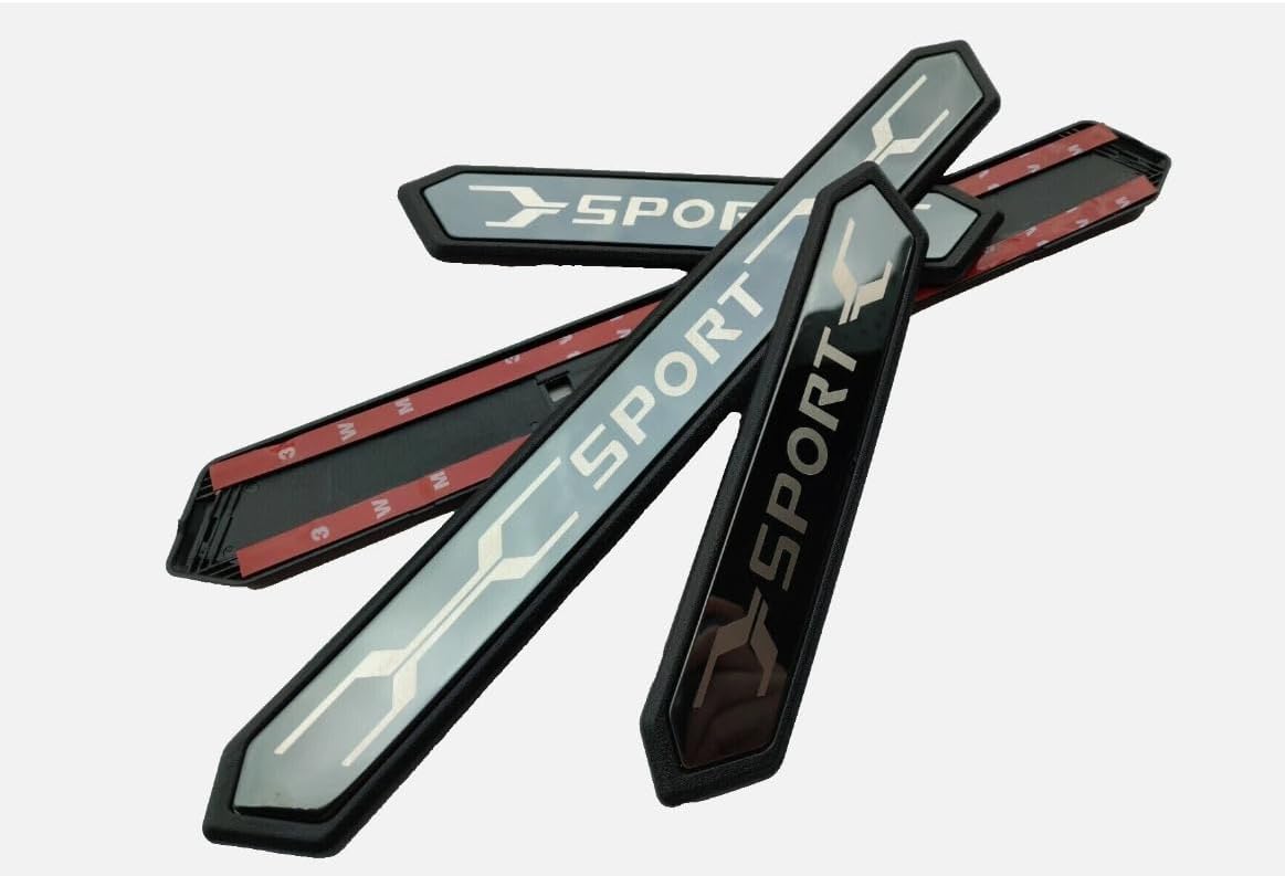 Door Sill Protector, for Toyota Rav4 Corolla Cross 2019-2024 2025 2026 Accessories Car Door Edge Guard, Stainless Steel Plastic Kick Plates Covers Interior Parts