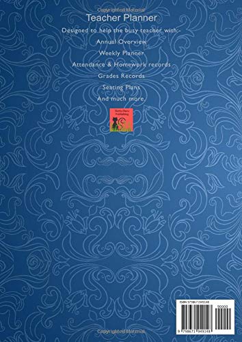 Teacher Planner: Big A4 Size School Academic Teaching Planner, Weekly Teacher Planner, Annual Academic Overview, Attendance Record, Homework Record, Book Signout, Birthday Organiser And More – vue 2