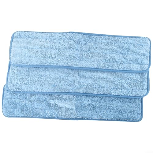 Paquete de 3 paños de fregona de 18 pulgadas para Rubbermaid, lavables y reutilizables
