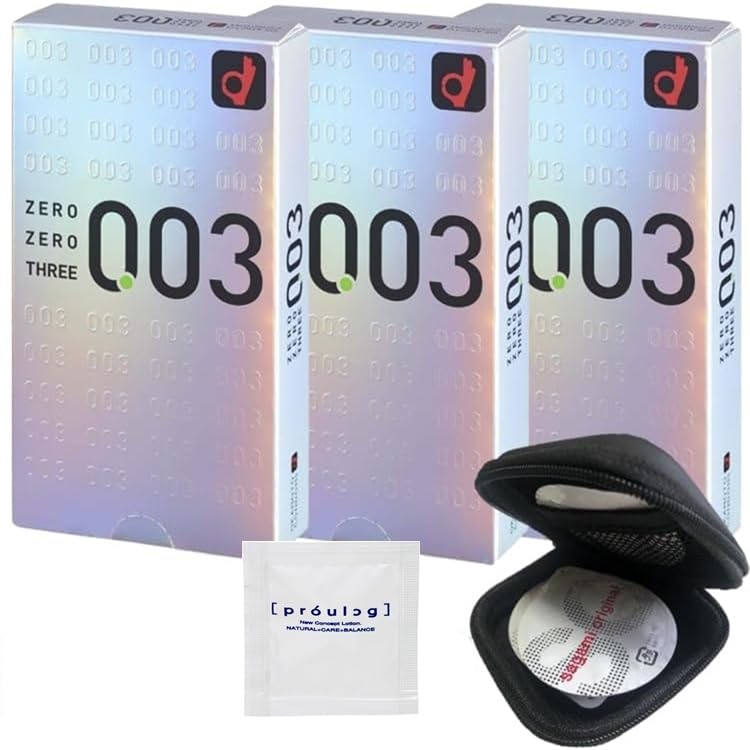 Amazon | 【3個セット】オカモト ゼロゼロスリー 0.03 ゴム製 12