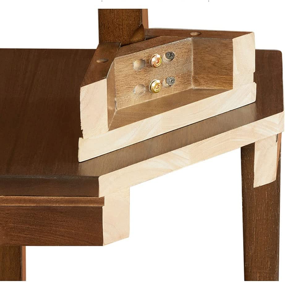 Tabouret de table à manger empilable et rond en bois brut