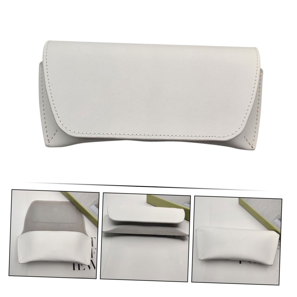 Copertura Protettiva Per Occhiali Gli Occhiali Da Sole Da Sole Custodia Degli Occhiali Da Viaggio Lettura Custodia Per Occhiali Da Sole Carino Borsa Per Occhiali Sottile Pvc Bianca
