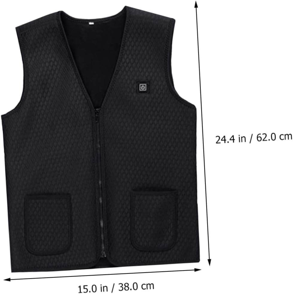 Men Battery Heated Vest Electric Heating Vest for Men Warm for Stretchy and Lightweight