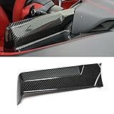 Car Genuine Carbon Fiber Infotainment Screen Cover for Corvette C8 Z51 Z06 Stingray E-Ray 2020 2021 2022 2023 2024,for Corvette C8 Entertainment Frame Overlay
