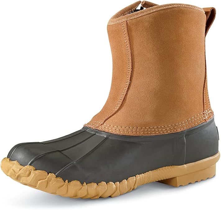 Side-Zip Insulated Duck Boots