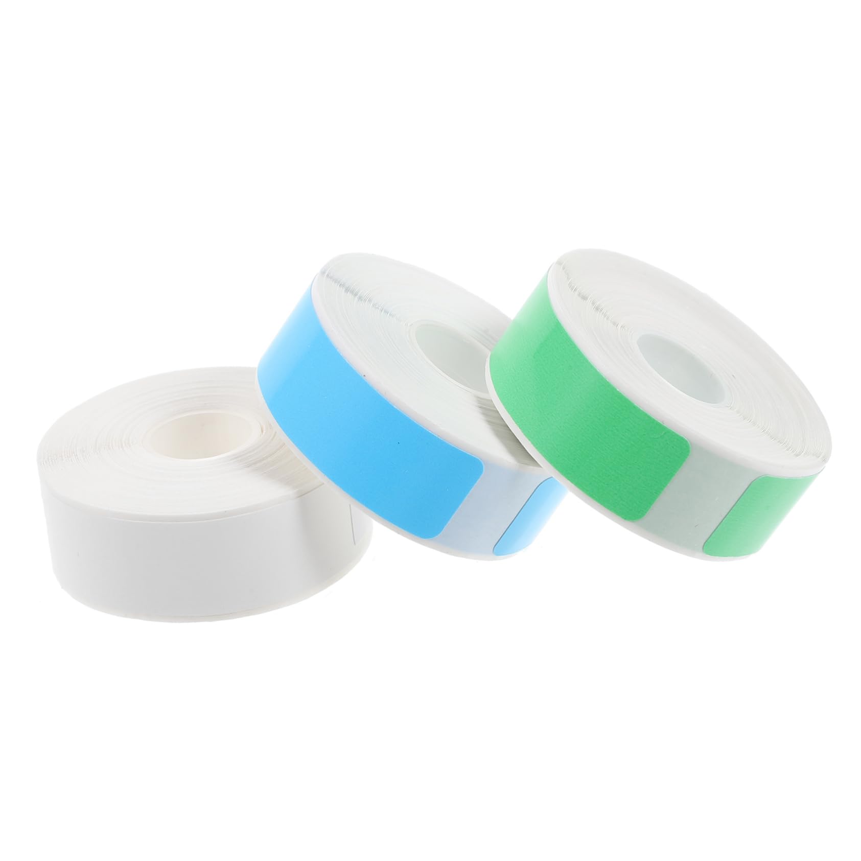HOMSFOU 3 Set Etichetta Stampante Ricarica Carta Adesiva Termico Etichette Termiche Trasparenti Pianura Nastro Adesivo Autoadesivo Adesivi Termici Carta Termica Sintetica 3 * 3