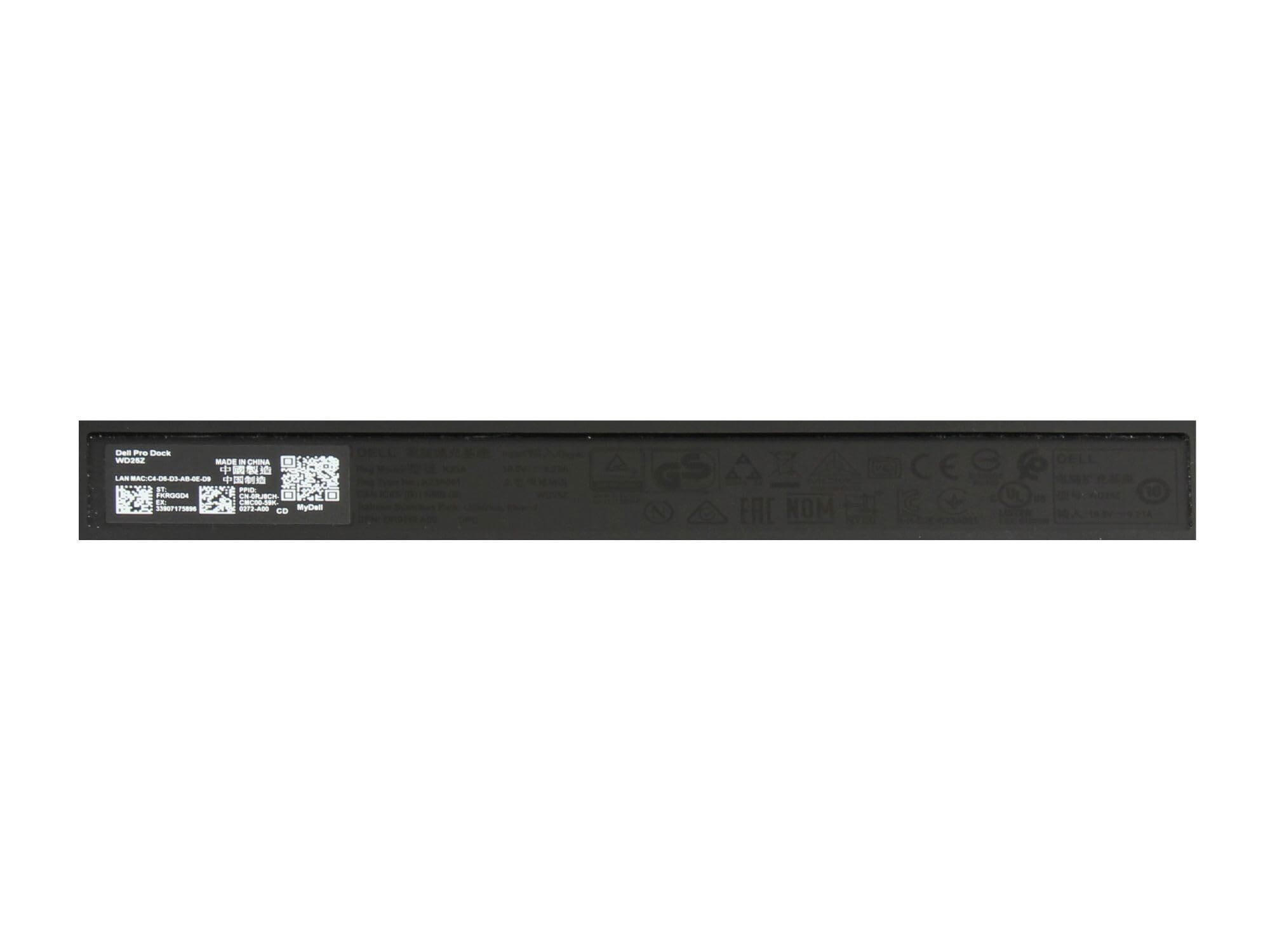 WD25Z_130W Dell Pro Dock WD25Z USB-C 3 réplicateur de Port