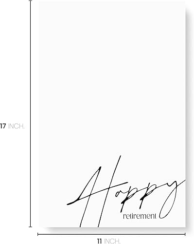 Miniatura 3 de Karto Tablero de firma de jubilación para fiesta, suministros para fiestas, libro de invitados o tarjeta alternativa, tablero de firma para fiesta,