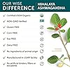 Himalaya Organic Ashwagandha, 60 Day Supply, Herbal Supplement for Stress Relief, Energy Support, Occasional Sleeplessness, USDA Certified Organic, Non-GMO, Vegan, Gluten Free, 670 mg, 60 Caplets
