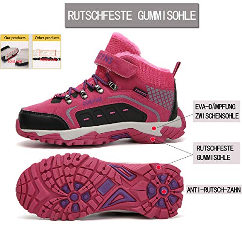 Stivali da Neve Unisex - Bambini Scarpe da