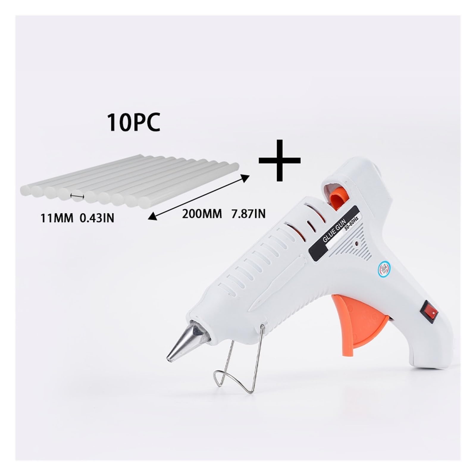 Pistola For Colla A Caldo Da 100 W Con Stick 11 Mm Controllo Della Temperatura Strumento Di Riparazione For Termica Elettrica For Adesivo Industriale Artigianale Fai-da-te Riscaldamento Rapido