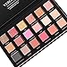 18 Colors Highly Pigmented Pressed Matte + Shimmer Eyeshadow Palette - Professional Metallic Colorful Natural Mineral Neutral Taupe Pink Red Gold Bright Sparkle Glitter Smokey Eye Shadows Makeup Cream