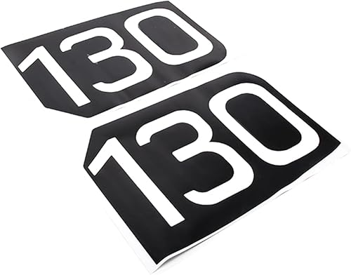 Miniatura 4 de Calcomanías de vinilo de PVC para Land Rover Defender 90 110 130 2020-2024 para guardabarros laterales (para Defender 130, negro)