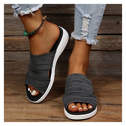 Womens Casual Slippers Breathable Outdoor Beach Platform Sandals for Women Plus Size Wedges Shoes Women Sandals2