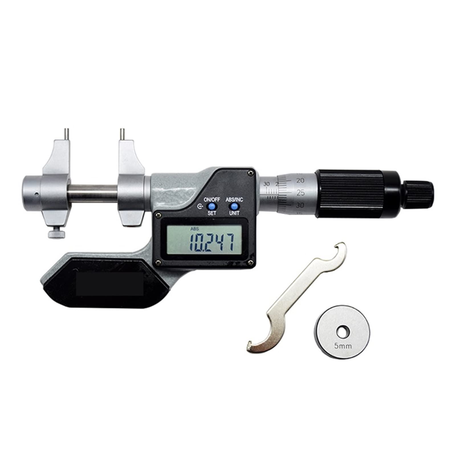Mikrometr, Mikrometr cyfrowy 5-30 mm 25-50 50-75 75-100 IP54 Wewnątrz mikrometr 0,001 mm/cal elektroniczny precyzja zacisku elektronicznego(334-oo-410,100-125mm NO Loop)
