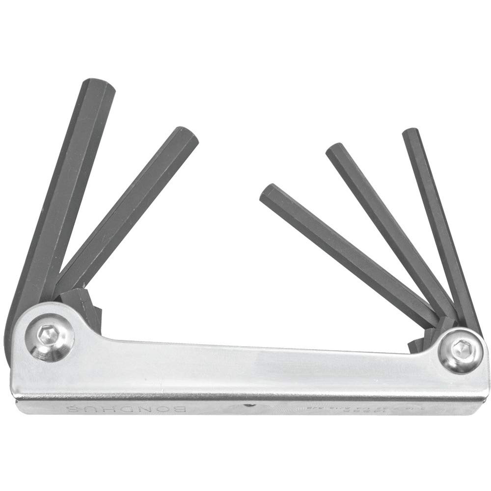 Outils de pliage hexagonaux Bondhus 14585 en métal de 3/16 à 3/8 pouces