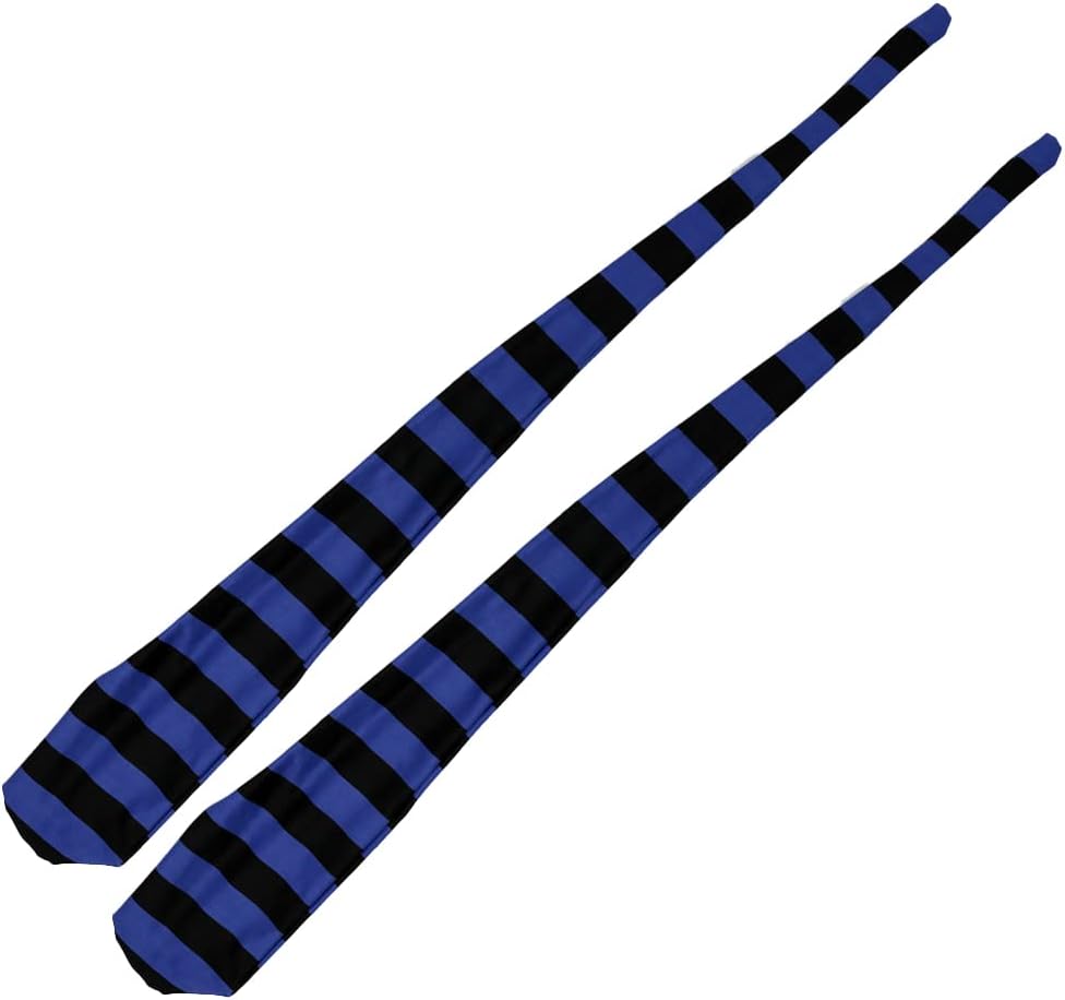 Cascade Juggling Poi Socks - Stretchy Trainer Sock Ideal For All Levels (Blue and Black)