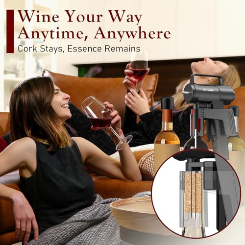 Conserva el vino un mes con este conservador de vino eléctrico sin accesorios 3