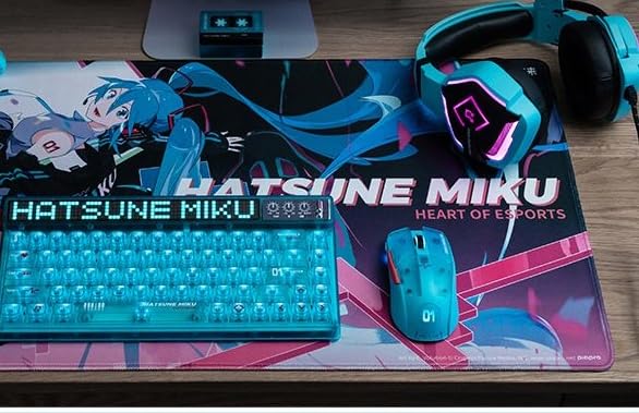 Amazon.co.jp: YINGGU 初音ミクキーボード 機械キーボード ゲーミング