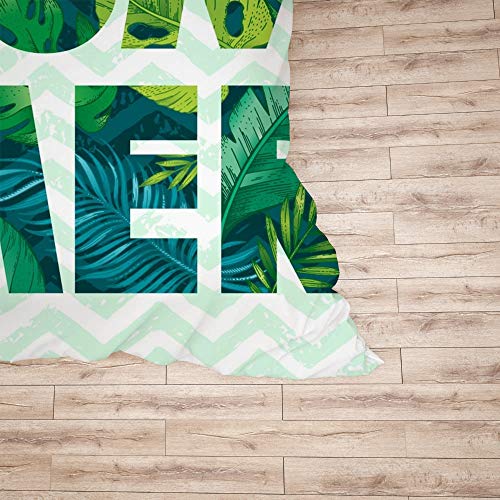Parure de lit verte CHEHONG en polyester durable de qualité - 6